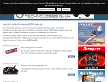 Tablet Screenshot of edf-jets.de